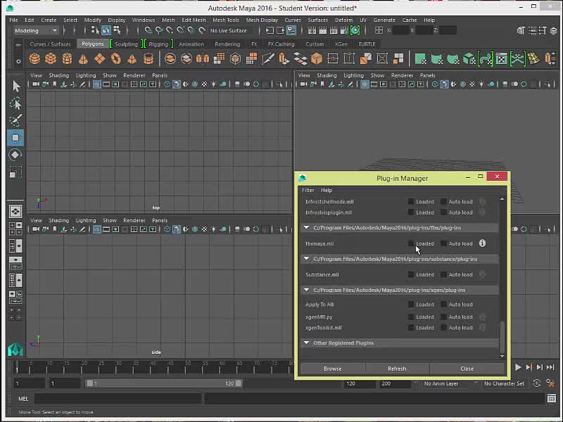 Maya Импорт