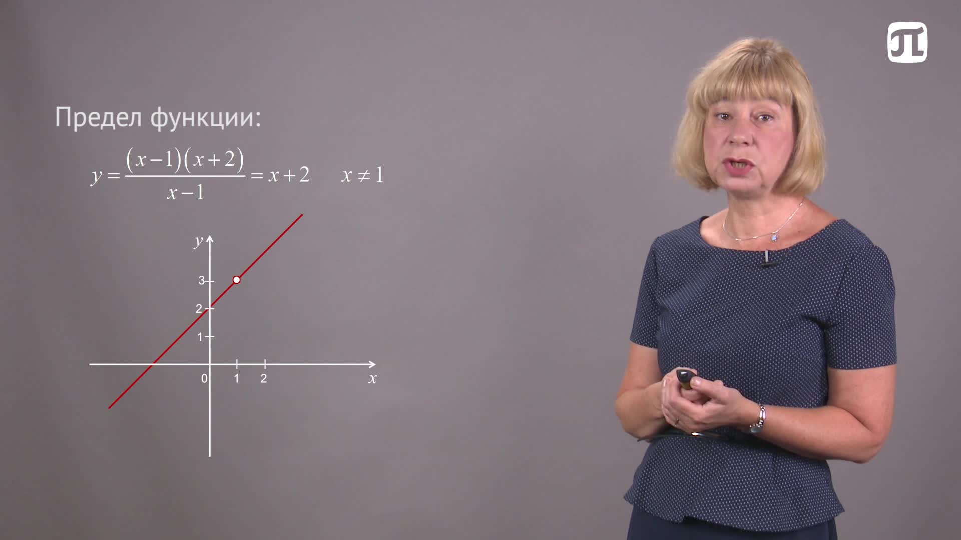 Лекция 32.1  Предел функции