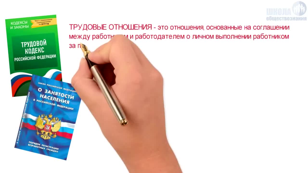 Право на труд. Трудовые правоотношения ? Школа обществознания 9 класс.mp4