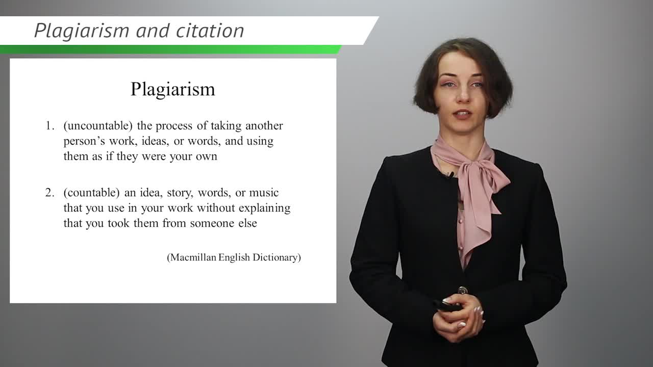 Борщенко Г.М. Plagiarism and citation
