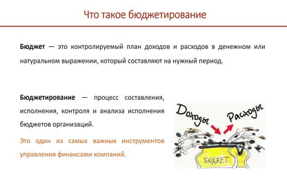 Бюджетирование теория